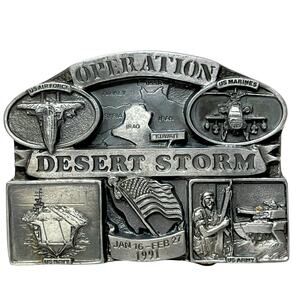 Operation Desert Storm Commemorative Pewter Belt Buckle Special Limited Edition